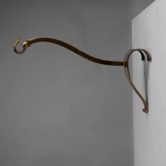 An Arts Crafts Brass Picture Rail Wall Light - 4192720