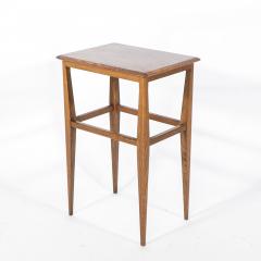 An Arts Crafts Oak Side Table with Molded Edge to the Top Shaped Legs - 4236735