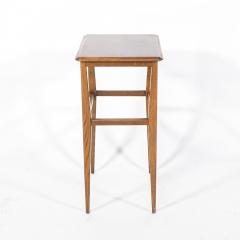 An Arts Crafts Oak Side Table with Molded Edge to the Top Shaped Legs - 4236737