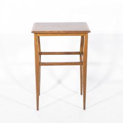 An Arts Crafts Oak Side Table with Molded Edge to the Top Shaped Legs - 4236738
