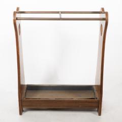 An Arts Crafts Oak Umbrella Walking Stick Stand - 4192830
