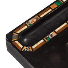 An Ashford Derbyshire black marble pen tray - 2916790