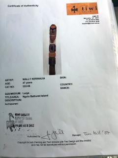 An Australian Aboriginal Primordial Ancestor Couple Statue From Tiwi Island - 950233