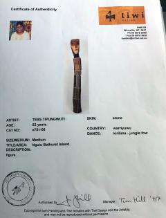 An Australian Aboriginal Primordial Ancestor Couple Statue From Tiwi Island - 950236