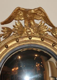 An Early 19th Century English Regency Giltwood Convex Mirror - 3340430