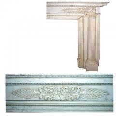 An Early 19th Century French Empire Marble Mantel - 3340658