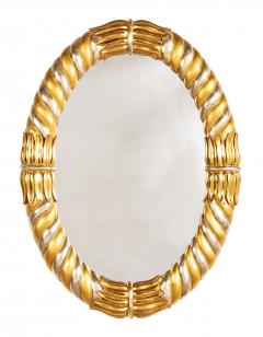 An Early 19th Century Gold Silver Gilt Oval Neo Classic Mirror - 4177419