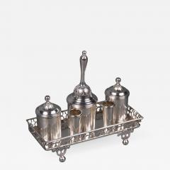 An Early 19th Century Portuguese Silver Desk Inkstand - 971175