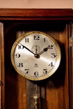 An Early Electrical ATO Haller Benzing Oak Wall Clock Circa 1925 - 3264799