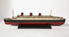 An Early Hand Made Wood Model of the RMS Queen Mary - 1583775