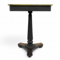 An Early to Mid Victorian Mahogany Satinwood Top Pedestal Occasional Table - 4189357