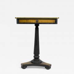 An Early to Mid Victorian Mahogany Satinwood Top Pedestal Occasional Table - 4232759