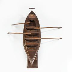 An Edwardian pine five oar rowing skiff - 2434613