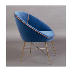 An Egg Shaped Modernist Italian Chair 1950s - 1989297