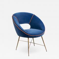 An Egg Shaped Modernist Italian Chair 1950s - 2068964