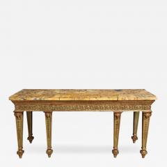 An Eighteenth Century Sienna Marble Veneered Top Supported on Adam Style Base - 272849