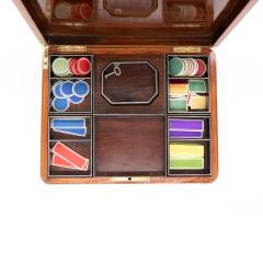 An Elegant French Games Token Box In Rare Kingwood French Circa 1860 1880  - 2177091