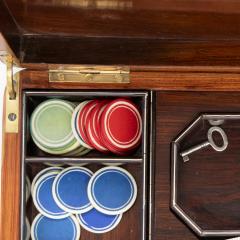 An Elegant French Games Token Box In Rare Kingwood French Circa 1860 1880  - 2177092