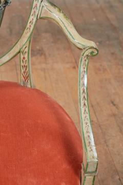 An Elegant Pair of English 18th c Painted Armchairs - 2619750