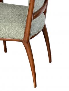 An Elegant Pair of French Art Deco Beechwood Arm Chairs - 3349305