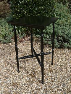 An English Aesthetic Movement Ebonized Occasional Table - 267333