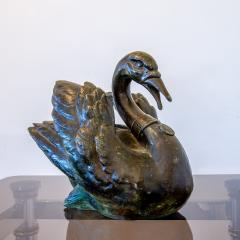 An English Bronze Fountain of a Swan - 3092883