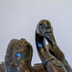 An English Bronze Fountain of a Swan - 3092889