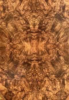 An English Burr Walnut and Marquetry Tilt top Breakfast Center Table - 4521870