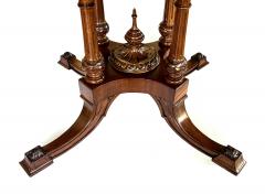 An English Burr Walnut and Marquetry Tilt top Breakfast Center Table - 4521873