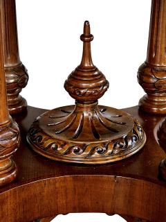 An English Burr Walnut and Marquetry Tilt top Breakfast Center Table - 4521874