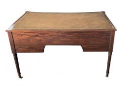 An English George III style mahogany concave writing desk - 2808639