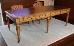 An English Oak Library Table circa 1850 - 4808660
