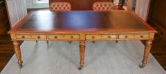 An English Oak Library Table circa 1850 - 4808661