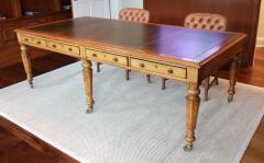An English Oak Library Table circa 1850 - 4808662