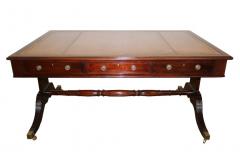 An English Regency Mahogany Partner s Desk - 3656245