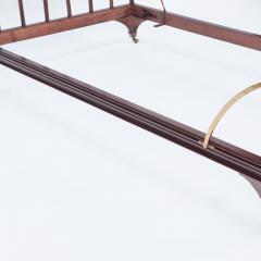 An English brass mounted mahogany campaign bed circa 1900  - 2713507