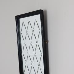 An Etched Mirror with Ebonised Frame - 3585331
