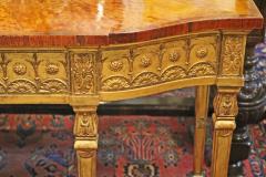 An Exceptional 18th Century English George III Burl Maple and Giltwood - 3656405