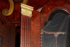 An Exceptional Burl Walnut Bureau Bookcase - 4378354