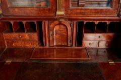 An Exceptional Burl Walnut Bureau Bookcase - 4378369