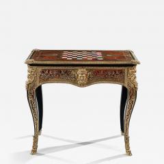 An Exceptional George Iv Period Boulle Games Table Attributed to Thomas Parker - 3244261