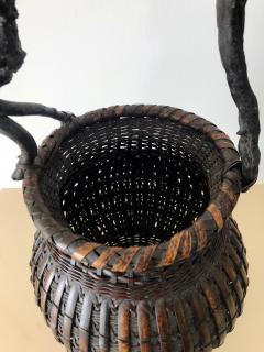 An Exceptional Japanese Bamboo Basket Ikebana from Meiji Period - 912013