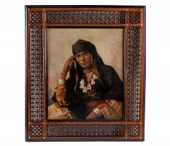 An Exceptional Quality Orientalist Portrait of The Moroccan Chief  - 2593927