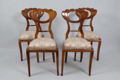 An Exceptional Set of Four Biedermeier Chairs Vienna c 1825  - 3676612