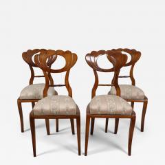 An Exceptional Set of Four Biedermeier Chairs Vienna c 1825  - 3679435