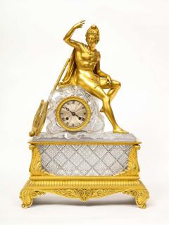 An Exquisite French Empire Ormolu and Cut Crystal Clock c 1815 - 2138267