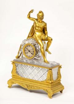 An Exquisite French Empire Ormolu and Cut Crystal Clock c 1815 - 2138268