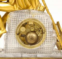 An Exquisite French Empire Ormolu and Cut Crystal Clock c 1815 - 2138275