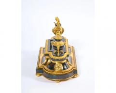 An Exquisite and Rare French Louis XVI Style Ormolu Mounted Bloodstone Inkwell - 2877367