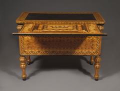 An Extraordinary Geometric Marquetry Kneehole Desk - 1352020